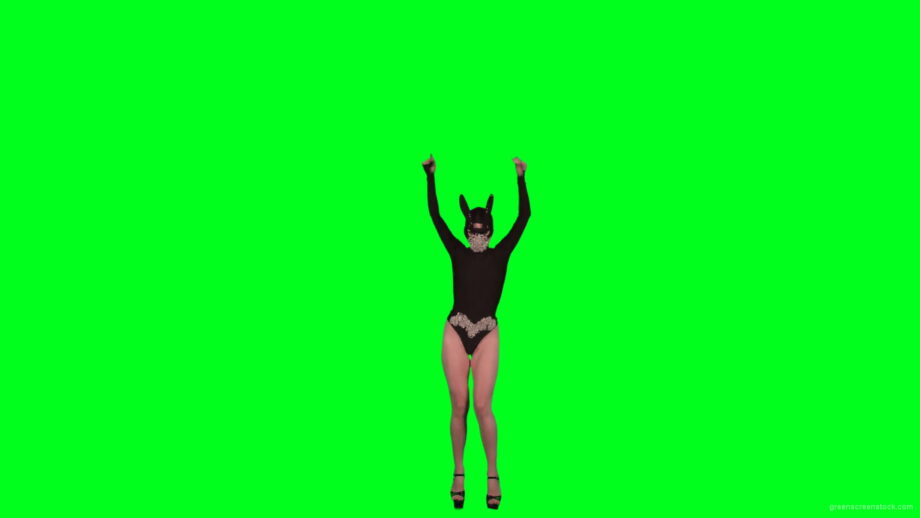 vj video background Rave-Calling-EDM-Go-Go-Dancing-Girl-performs-on-green-screen-4K-Video-Footage-1920_003