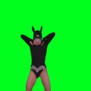Sexy-bunny-girl-dance-performs-in-rabbit-costume-on-green-screen-4K-Video-Footage-1920_008 Green Screen Stock