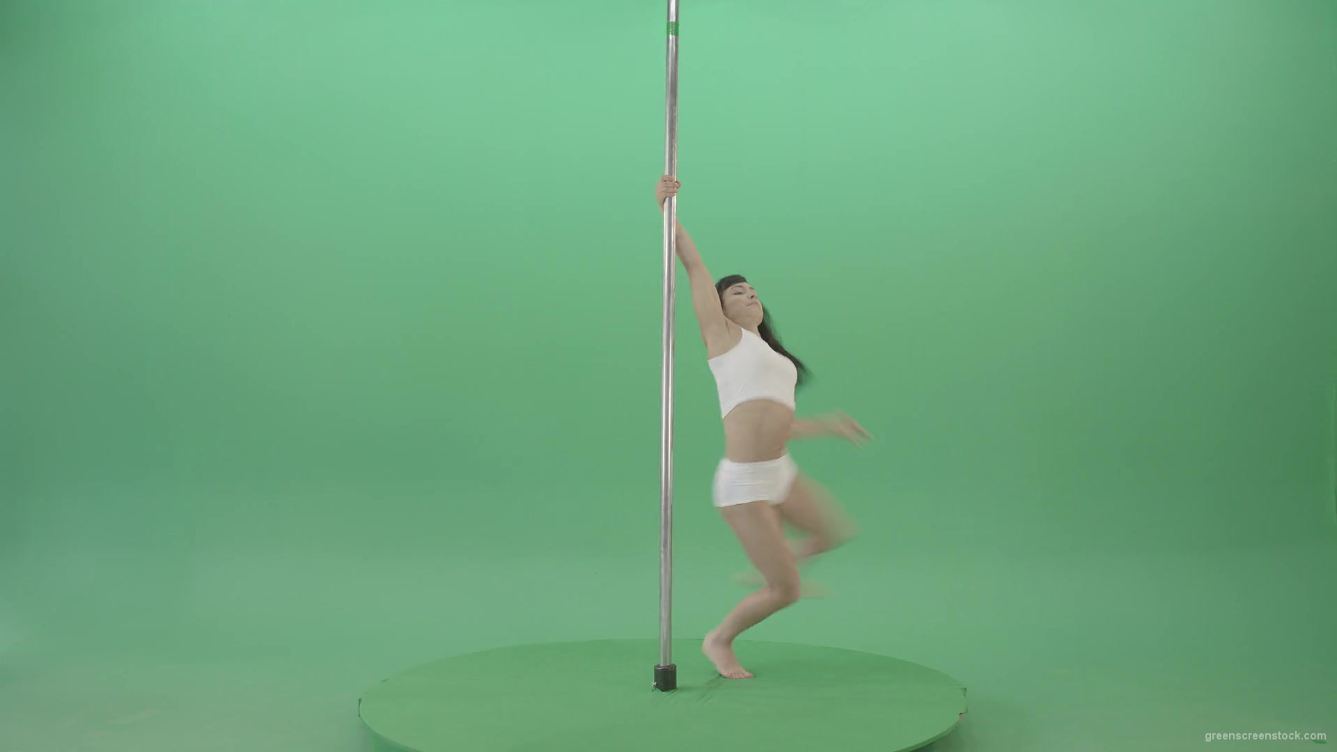 vj video background Acrobatic-gymnastics-making-spin-element-on-Pole-Pilon-on-green-screen-4K-Video-Footage-1920_003