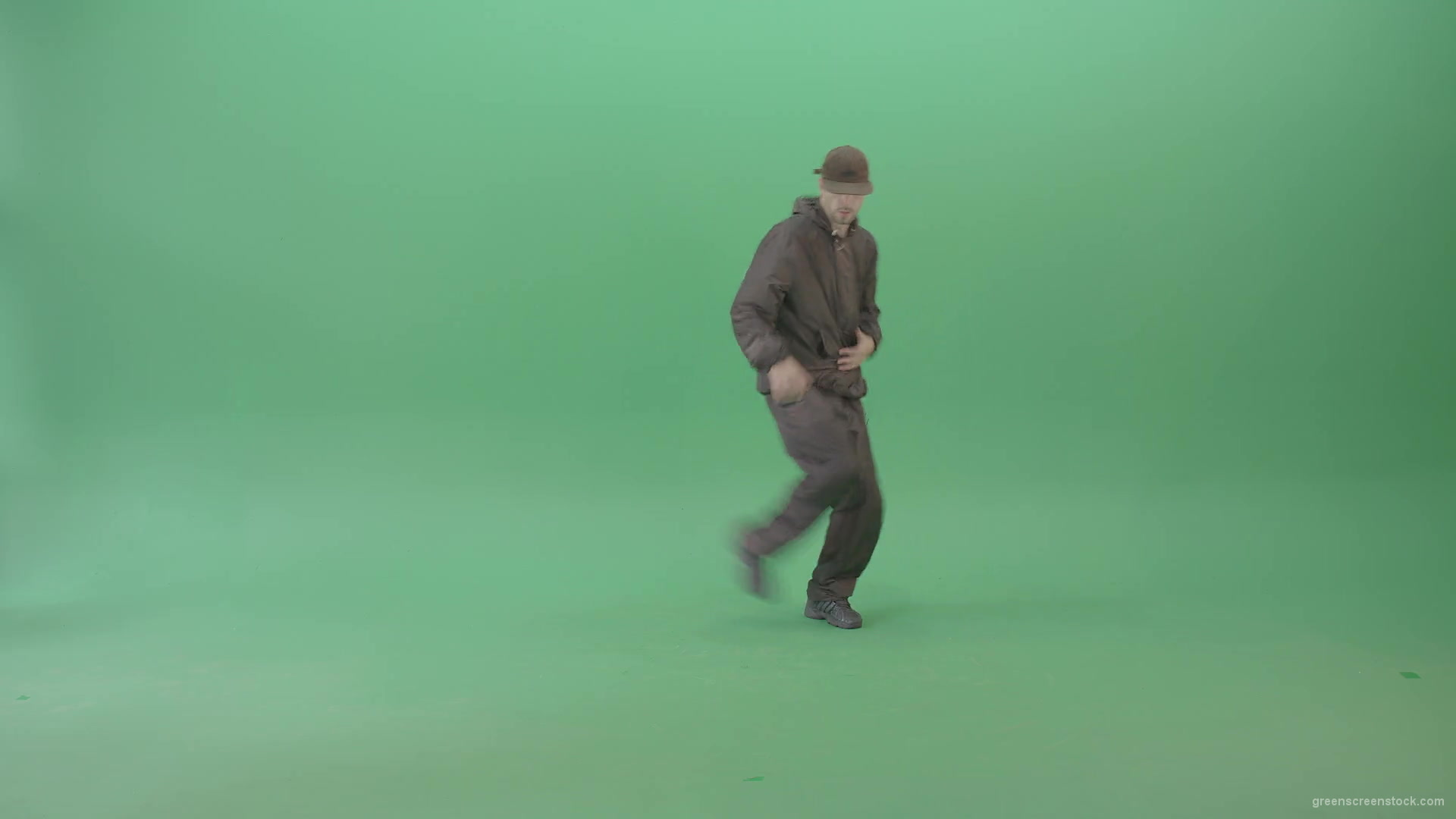 vj video background Athlete-Man-making-Air-freeze-on-hand-breaking-on-green-screen-4K-Video-Footage-1920_003