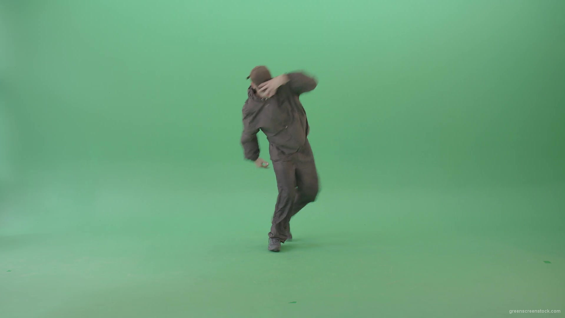 B-Boy-making-gymnastic-break-dance-for-advertising-isolated-on-green-screen-4K-Video-Footage-1920_007 Green Screen Stock