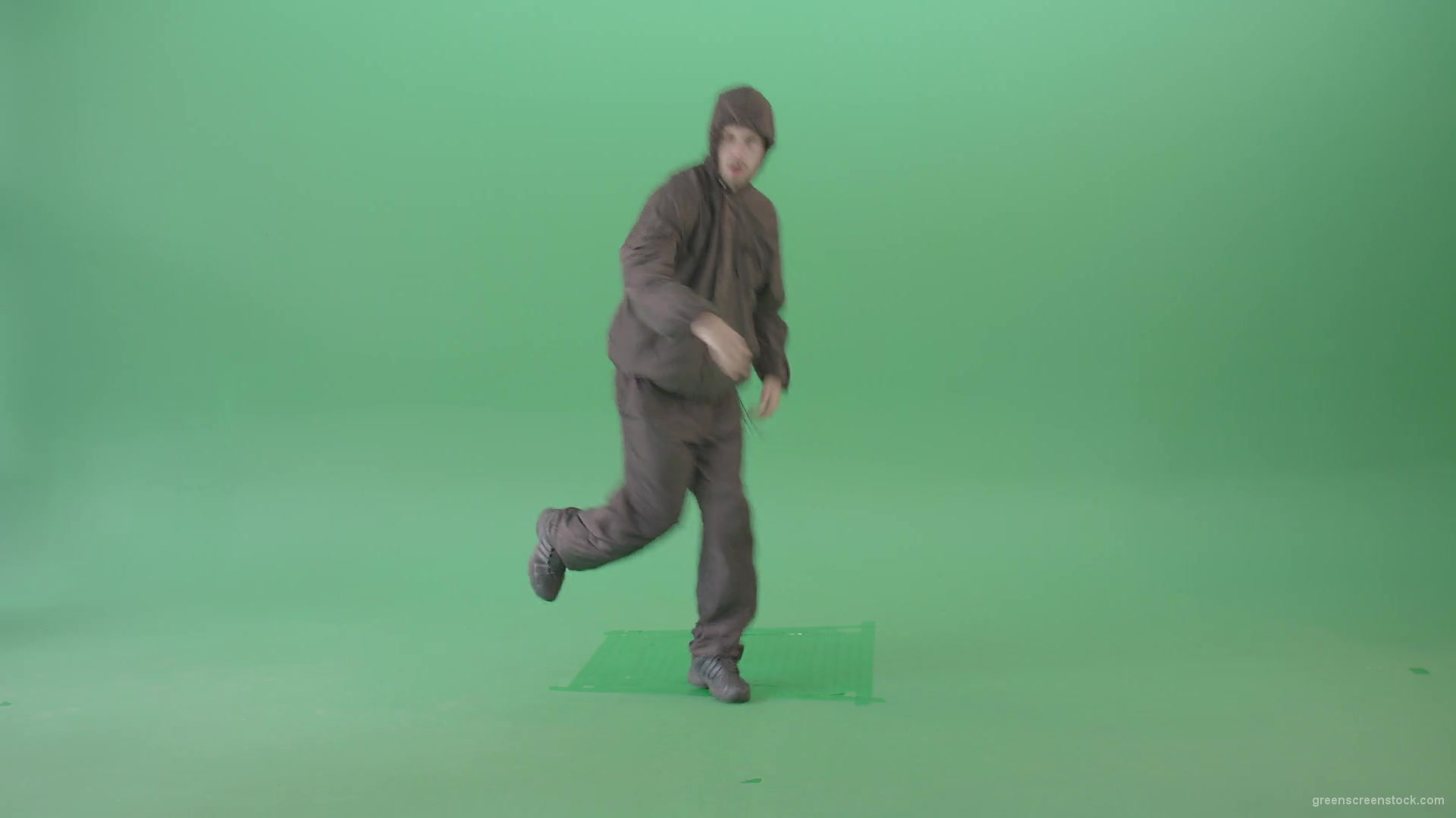 vj video background Breakdancer-making-power-move-spinning-on-head-dancing-in-green-screen-studio-4K-Video-Footage-1920_003