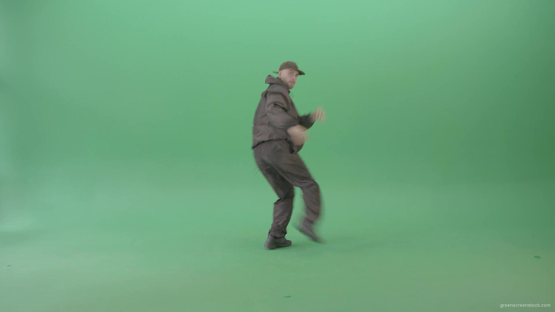 Professional-Hip-Hop-break-dancer-Stylish-man-dancing-on-green-screen-4K-Video-Footage-1920_005 Green Screen Stock