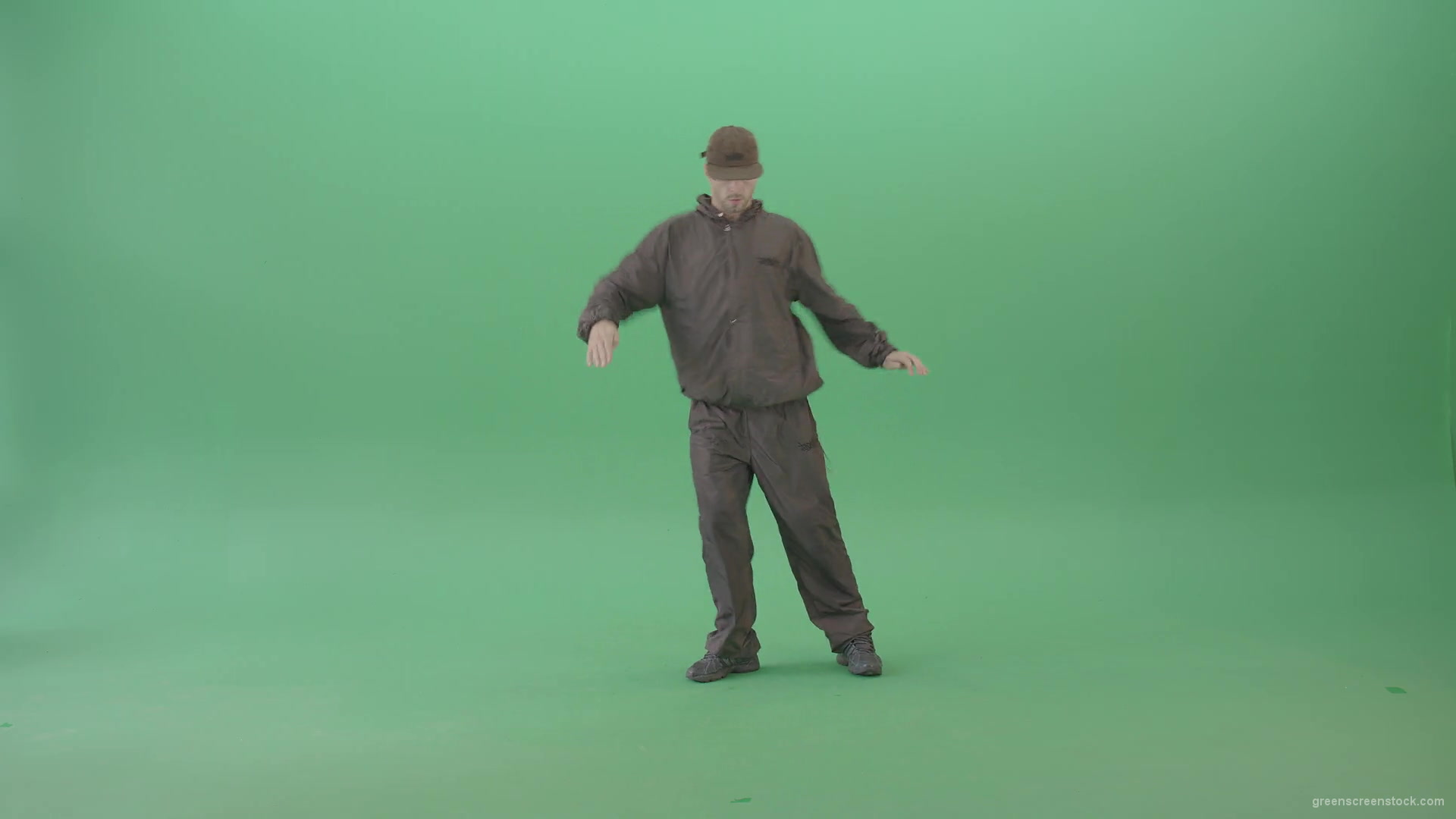 Professional-Hip-Hop-break-dancer-Stylish-young-man-dancing-against-green-screen-4K-Video-Footage-1920_009 Green Screen Stock