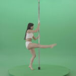 vj video background Sexy-moves-by-pole-dance-girl-dancing-on-green-screen-Video-Footage-1920_003