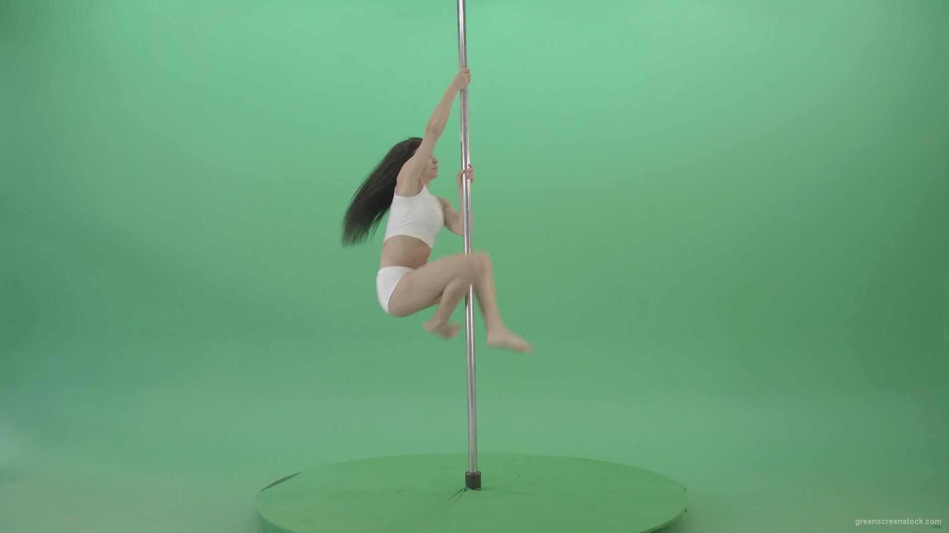vj video background Sport-Fit-Girl-spinning-on-pole-making-acrobatic-element-on-green-screen-1920_003