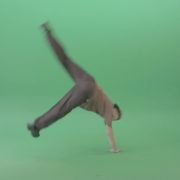 Sport-gymnastic-break-dance-by-athletic-man-isolated-on-green-screen-4K-Video-Footage-1920_005 Green Screen Stock