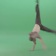 Sport-gymnastic-break-dance-by-athletic-man-isolated-on-green-screen-4K-Video-Footage-1920_007 Green Screen Stock