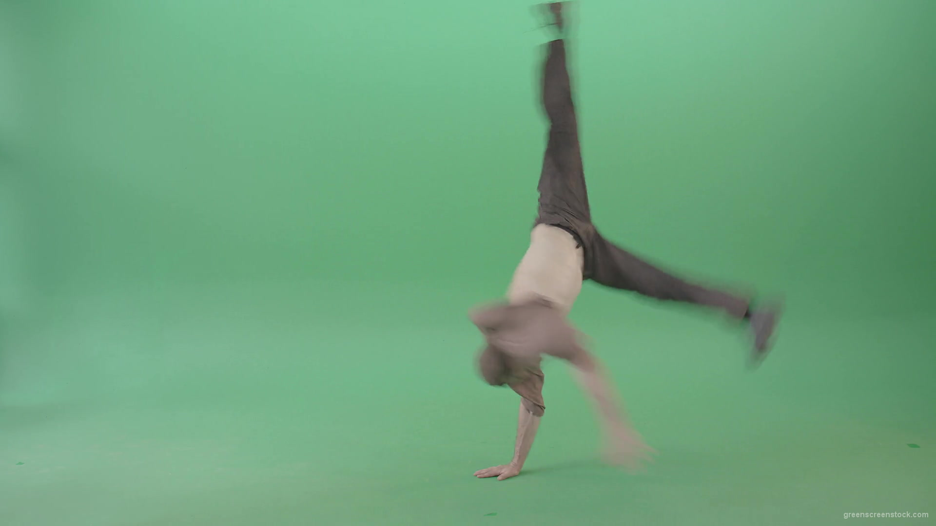 Sport-gymnastic-break-dance-by-athletic-man-isolated-on-green-screen-4K-Video-Footage-1920_007 Green Screen Stock