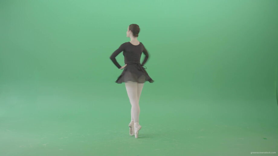 vj video background Ballet-Art-Ballerina-girl-spinning-in-dance-on-green-screen-4K-Video-Footage-1920_003