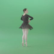 Ballet-Art-Ballerina-girl-spinning-in-dance-on-green-screen-4K-Video-Footage-1920_004 Green Screen Stock