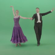 Ballroom-dance-couple-on-green-screen-makes-open-up-reverence-4K-Video-Footage-1920_004 Green Screen Stock