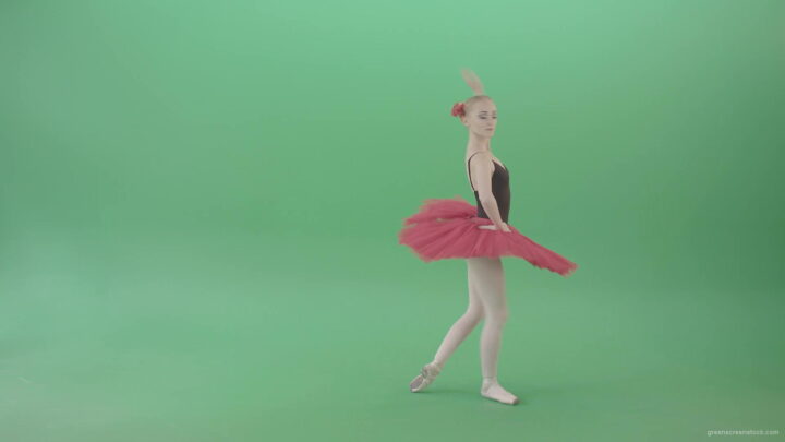 vj video background Classical-Ballerina-girl-dancing-red-black-ballet-on-green-screen-4K-Video-Footage-1920_003