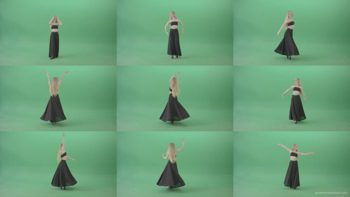 Dancing-in-the-shadow-spinning-on-the-green-screen-ballet-art-by-dancing-girl-4K-Video-Footage-1920 Green Screen Stock