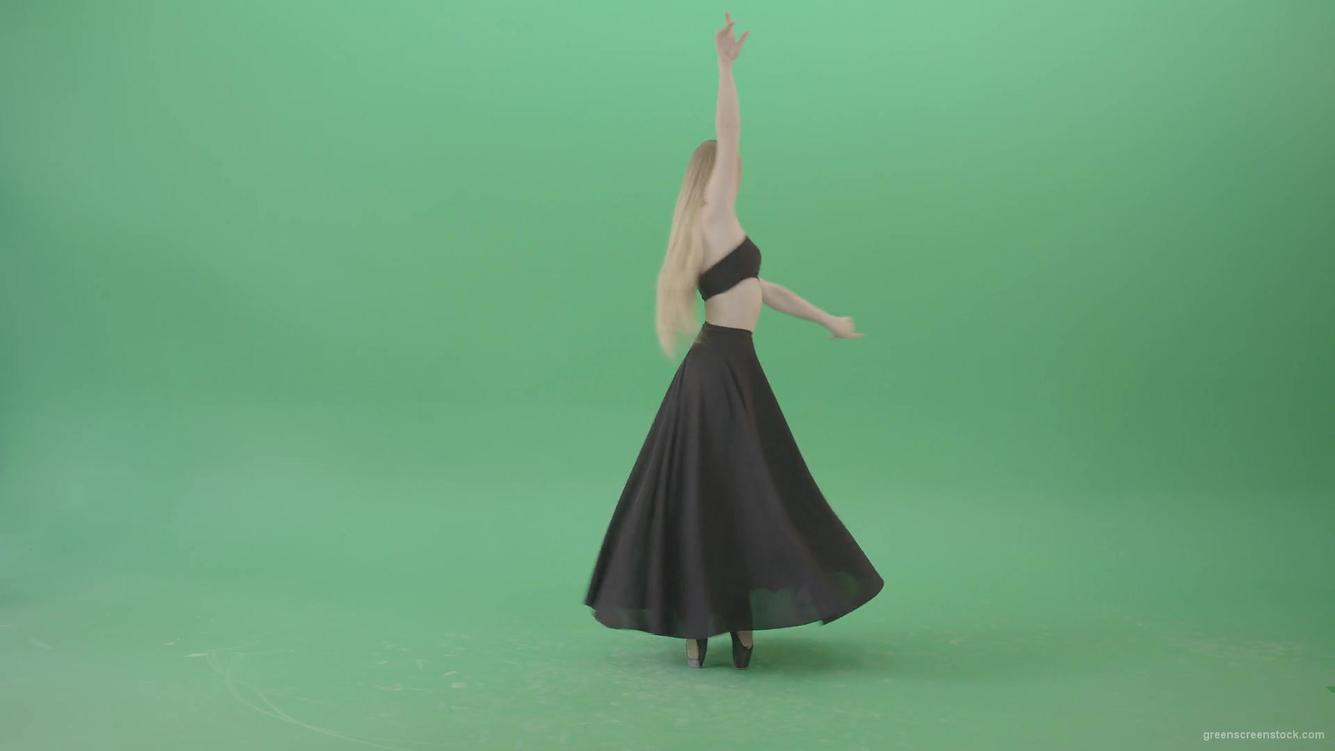 Dancing-in-the-shadow-spinning-on-the-green-screen-ballet-art-by-dancing-girl-4K-Video-Footage-1920_007 Green Screen Stock
