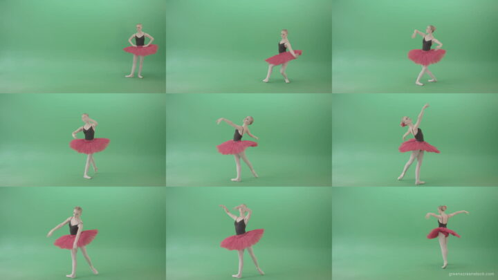 Elegant-elite-moves-by-ballet-dancing-blonde-girl-on-green-screen-4K-Video-Footage-1920 Green Screen Stock