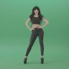 Exotic-Dance-Woman-Green-Screen-Video-Footage-4K