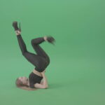 vj video background Girl-on-green-screen-in-side-view-make-legs-dance-4K-Video-Footage-1920_003