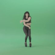 Green-Screen-Woman-in-black-latex-dress-sexy-dancing-4K-Video-Footage-1920_006 Green Screen Stock