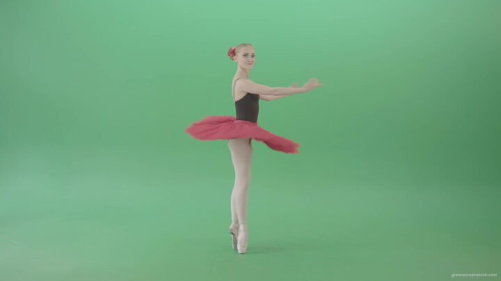 vj video background Happy-smiling-ballet-girl-ballerina-spinning-in-dance-on-green-screen-4K-Video-Footage-1920_003