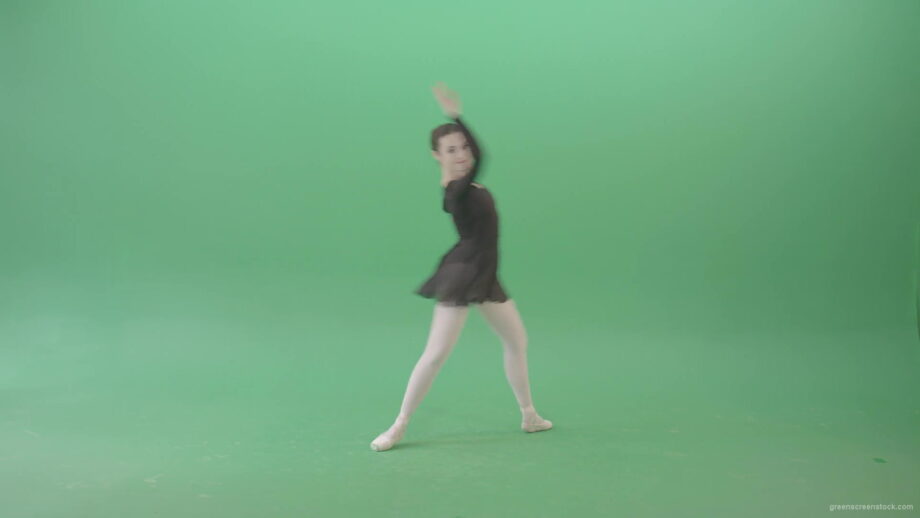 vj video background Russian-ballet-dancing-girl-in-black-body-wear-dress-dancing-isolated-on-green-screen-4K-Video-Footage-1920_003