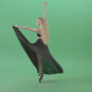 Spinning-isolated-on-green-screen-ballet-young-woman-ballerin-in-black-costume-4K-Video-Footage-1920_005 Green Screen Stock