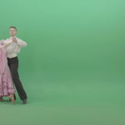 Luxury-ballroom-foxtrot-dance-by-young-couple-4K-Video-Footage-1920_001 Green Screen Stock