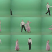 Royal-ballroom-dancing-couple-making-reverence-on-green-screen-opening-ceremony-4K-Video-Footage-1920 Green Screen Stock