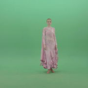 Ballroom-Dancing-Girl-spinning-in-pink-dress-on-green-screen-4K-Video-Footage-1920_001 Green Screen Stock