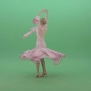 vj video background Ballroom-Dancing-Girl-spinning-in-pink-dress-on-green-screen-4K-Video-Footage-1920_003