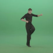 Energetic-quickstep-dance-man-stops-bow-and-continue-dancing-isolated-on-green-chromakey-1920_005 Green Screen Stock