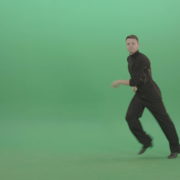 Energetic-quickstep-dance-man-stops-bow-and-continue-dancing-isolated-on-green-chromakey-1920_008 Green Screen Stock