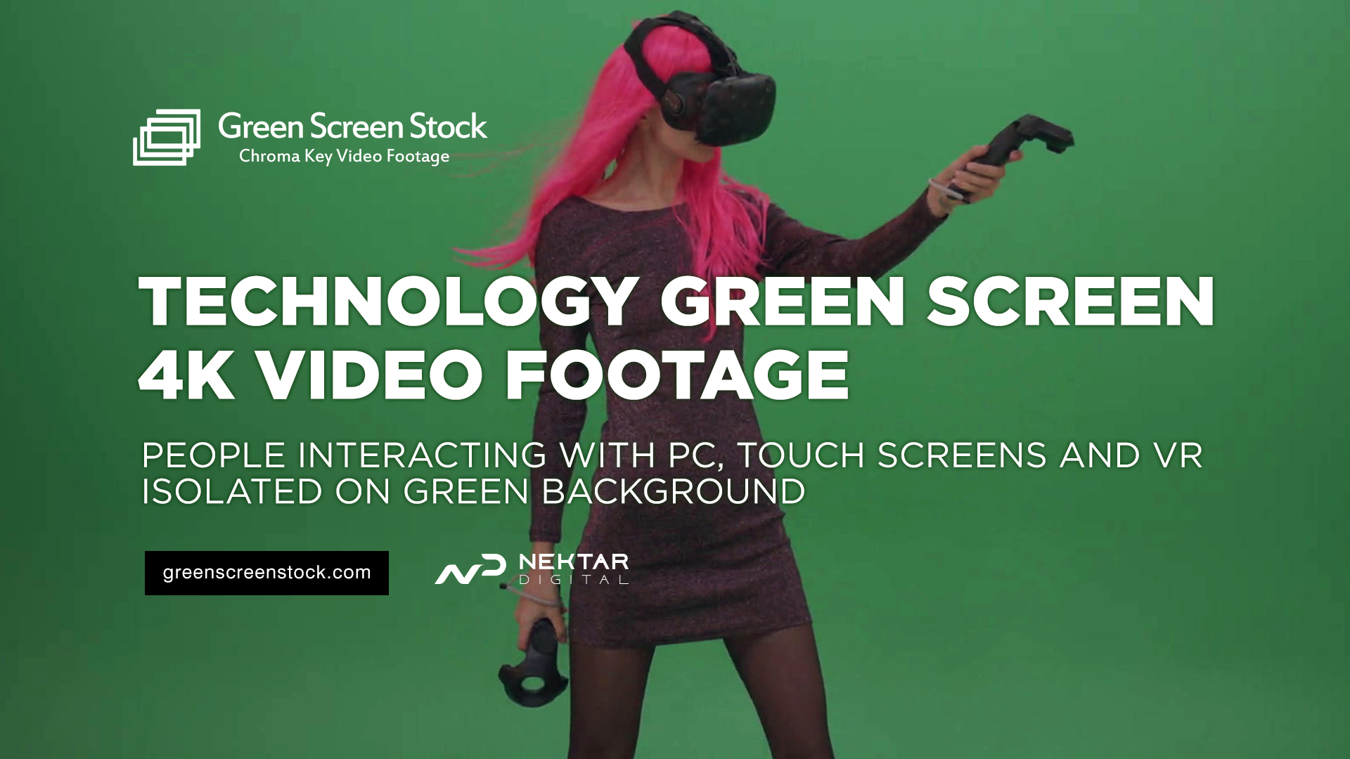 technology green screen video