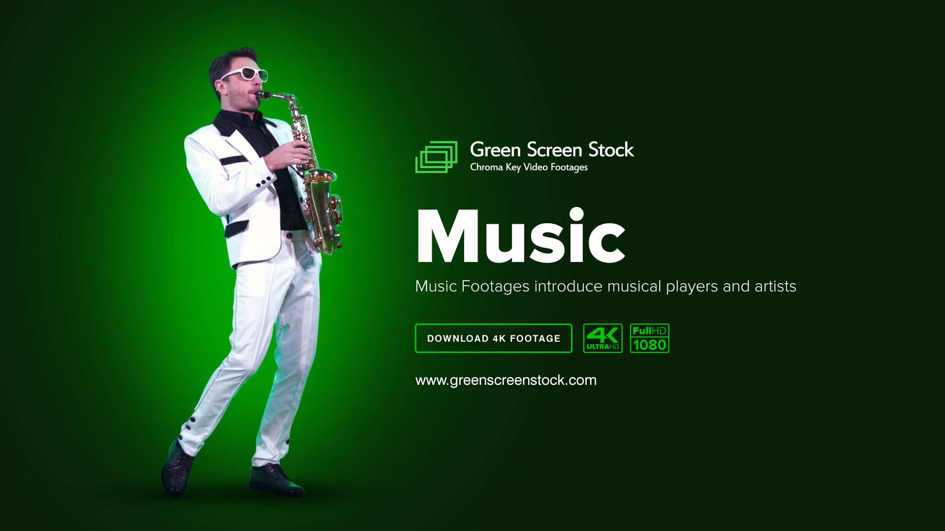 Green Screen Music Video Footage Green Screen Stock