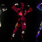Fire-Man-in-Different-Flowers-Trio-on-Black-Ultra-HD-Video-Art-Video-VJ-Loop-gxcidy-1920_006 Green Screen Stock