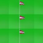 Austrian-Flag-Red-White-Red-Tricolor-on-white-Flagpole-over-green-screen-perspective-view-9jwyr9-1920 Green Screen Stock